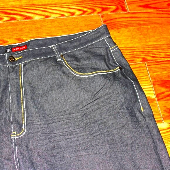 Red Ape Relaxed Fit Dark Wash Jeans | Big & Tall Comfort Denim | Size 48x33 | NW - Picture 7 of 14
